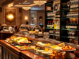 Wyposażenie baru i bufetu – witryny, regały i stoły bufetowe